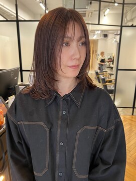ジリ(JILI) ラクスタイリングミディアム×ピンクベージュ▽福永