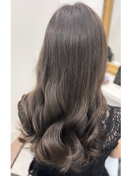 ベルダ 高槻(BELDAD) 髪質改善カラー/オリーブグレージュ