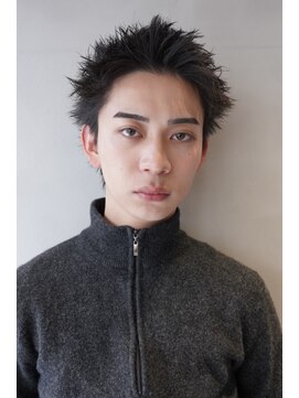 ニコ トウキョウ ロジック(nico TOKYO Logic) 刈り上げアップバングスパイキーショートパーマスパイラルパーマ