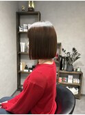 切りっぱなしボブ