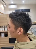 刈り上げアップバング