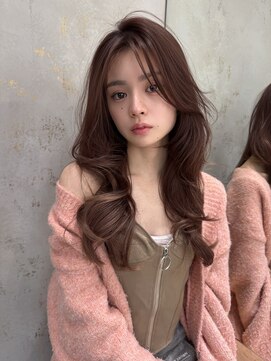 ロンドアベニール 北千住(Lond avenir) ミディアムレイヤーカット/レイヤー/顔周り/韓国/髪質改善北千住