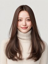 アノ 渋谷(ano)&nbsp;センターパート　ロングローレイヤー