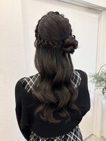 ボタン ハカタ(VOTAN hakata) くるみちゃんヘア/ハーフアップ/お団子アレンジ/liveヘアメ