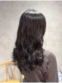 着物ヘア/大人ガーリー/ダークアッシュ/鶴ヶ峰
