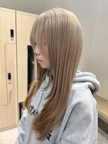 モリオフロムロンドン 大宮店(morio from London) ミルクティーベージュ×ロングレイヤー