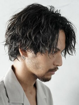 フィフス 栄(fifth) ツイストスパイラルパーマメンズマッシュ波巻きスパイラルパーマ