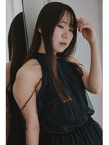 イーマ 京橋店(iima) ナチュラル艶ストレート×シースルーバング