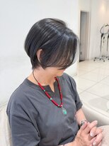 アッシュ 武蔵小金井店(Ash)&nbsp;＼白髪ぼかし/美髪/丸みショート/グレージュ/50代／