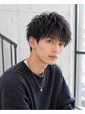 韓国マッシュ×無造作束感ニュアンスパーマレイヤー