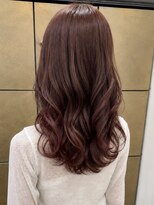 ヘアーアイスカルテット(HAIR ICI QUARTET) 大人可愛い◎透明感レッドブラウン×韓国風レイヤーカット