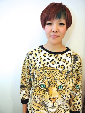 リジョイスヘア(REJOICE hair) トマトカラーのベリーショート