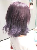 ラベンダーグレイグラデーション
