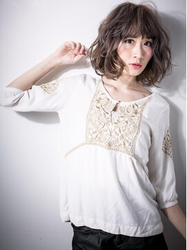 カバーヘア ブリス 戸田公園西口店(COVER HAIR bliss) *bliss戸田公園*斜めバング☆ガーリーミディz!