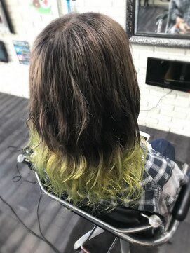 ミミック (mimic) greige × green tea gradation TRICKstyle！