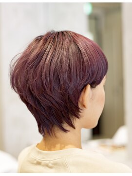 キーノ(kino) ラベンダーピンクとミニマッシュウルフ