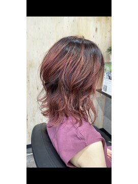 さぶちゃん 柏 ウルフヘア（ピンク）