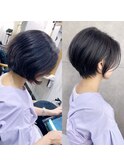 多毛&癖毛カバー◎ひし形くびれショートボブ