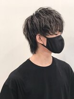 ウィルゴ(VIRGO) グレーアッシュグラデーションマッシュウルフ