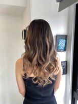 ヴァンクラウド 奈良店(VENT-CLOUD)&nbsp;大人可愛いグラデーションカラーハイライト＆ローライトエクステ