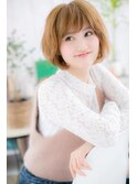 外国人風ニュアンスカール◎ハイライトウルフボブ