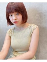 メゾンドイギー(MAISON de IGGY)&nbsp;こなれ透明感＊ナチュラルbob/くびれ/ピンクカラー