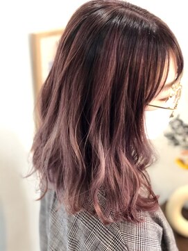 エカキラナ(eka kiranah) ピンクグラデーションハイライトカラー！