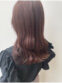 10代/20代/大人可愛い/透明感ピンクブラウン/ケアブリーチ