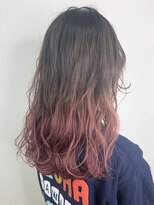 マーシュ(marshu)&nbsp;【marshu  OSAKA 辰己Style】グラデーション×ピンクベージュ