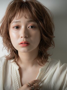 カバーヘアアンドスパ ブリス 浦和(COVER HAIR&SPA bliss) ニュアンスカラー小顔くびれヘアウルフボブx浦和10代20代30代
