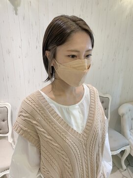 エフバイラブランシュ 大宮東口店(ef by La Blanche) 大宮/ショコラベージュ/ボブルフ/カール/ベビーバング