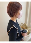 丸みショートボブ