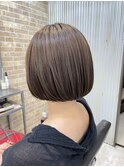 20代/30代/ぷつっとボブ/ぱつっとボブ/髪質改善/インナーカラー
