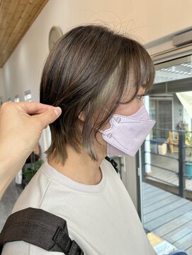 レポ(LEPO) ウルフショート◎インナーカラー