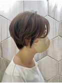 【白髪ぼかし】ショートボブ/ショート/白髪染め