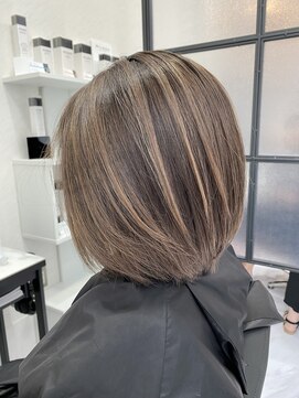 ラムシェール(LamChele) 【lamchele】ミルクティーグレージュ×バレイヤージュ