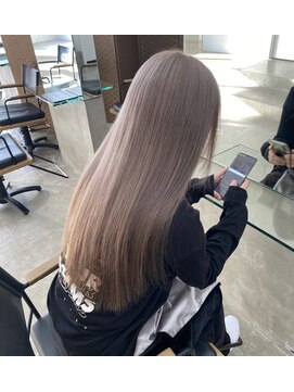 ノートエートル 西金沢(Nought etre) 透明感ミルクティーカラー10代20代艶髪ハイトーンカラー