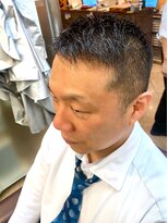 銀座マツナガ 浅草店 爽やか！アップバングビジカジ短髪ジェルセット