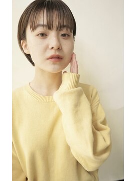 トリッカ 銀座(tricca) 耳掛けボブシースルーバングミニボブナチュラルボブ20代30代