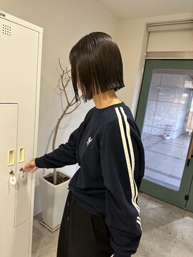 シェノン 武庫之荘(CHAINON) ボブ/切りっぱなしボブ/酸性縮毛矯正/髪質改善