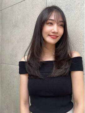 ロンド アンブル 四条烏丸(Lond ambre) エアリーロング/レイヤーロング/韓国/前髪_4401