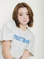 エンタク 新宿三丁目店(enntaku)&nbsp;ケアブリーチ/グラデーションカラー/ペールベージュ[新宿三丁目]