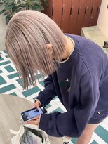 ノエ(noe)&nbsp;ボブ×ブリーチカラーYI-5