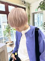 ヲタク(wotaku.)&nbsp;ピンクミルクティーメンズハイトーンカラーハイトーンピンク