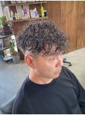 【山本智文】大人男髪スペインカールベリーショート