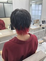 ミエル ヘア 新宿(miel hair) インナーレッドカラー