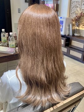 ヘアリゾート粋 ティガ 池袋店(tiga) 韓国ウェーブ/ライトブラウン/艶髪