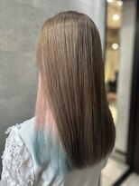 トムキャット(TOM CAT) ミルクティー×インナーピンク×水色