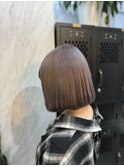 《ボブヘア×ラベンダー》