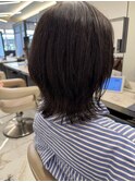 くびれレイヤー　外ハネスタイル